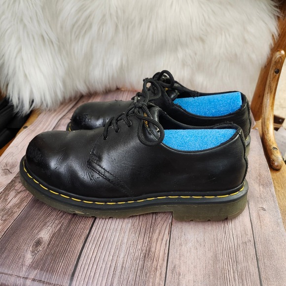 Dr. Martens 1461  Steel Toe Safety Shoes Slip Resistant Work Oxfords Sz L11 M10 - Picture 10 of 12